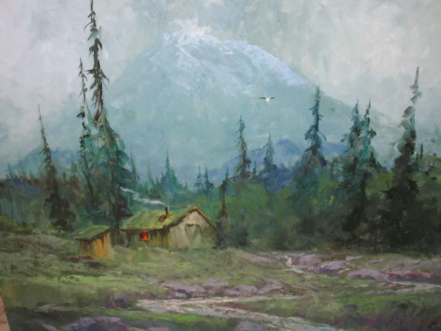 Kosmos Logging Camp near  Mount Rainier